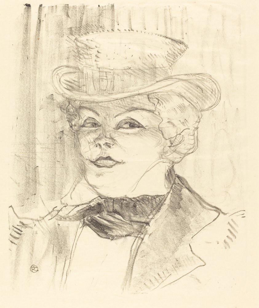 Fru Réjane, 1898. af Henri de Toulouse-Lautrec