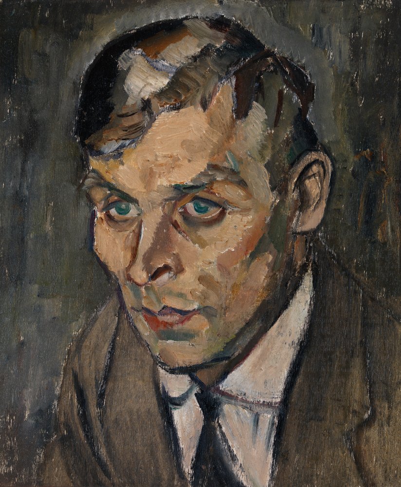 Portræt af kunstneren Väinö Kamppuri af Ilmari Aalto