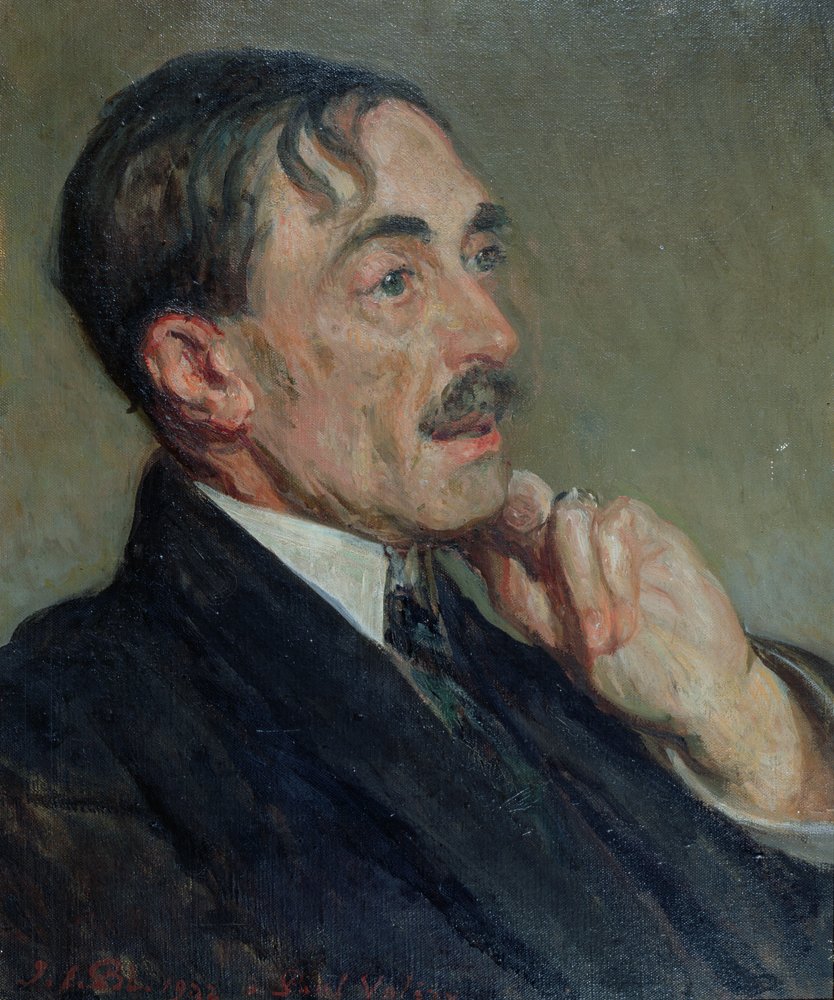 Portræt af Paul Valery, 1923 af Jacques-Emile Blanche