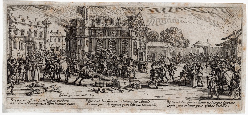 Krigens elendighed og ulykke ... (kobberstik) af Jacques Callot