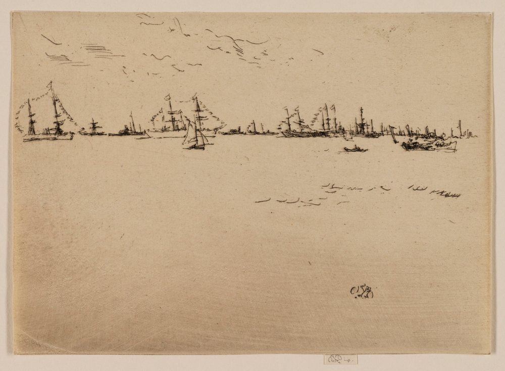 Troppeskibe af James McNeill Whistler