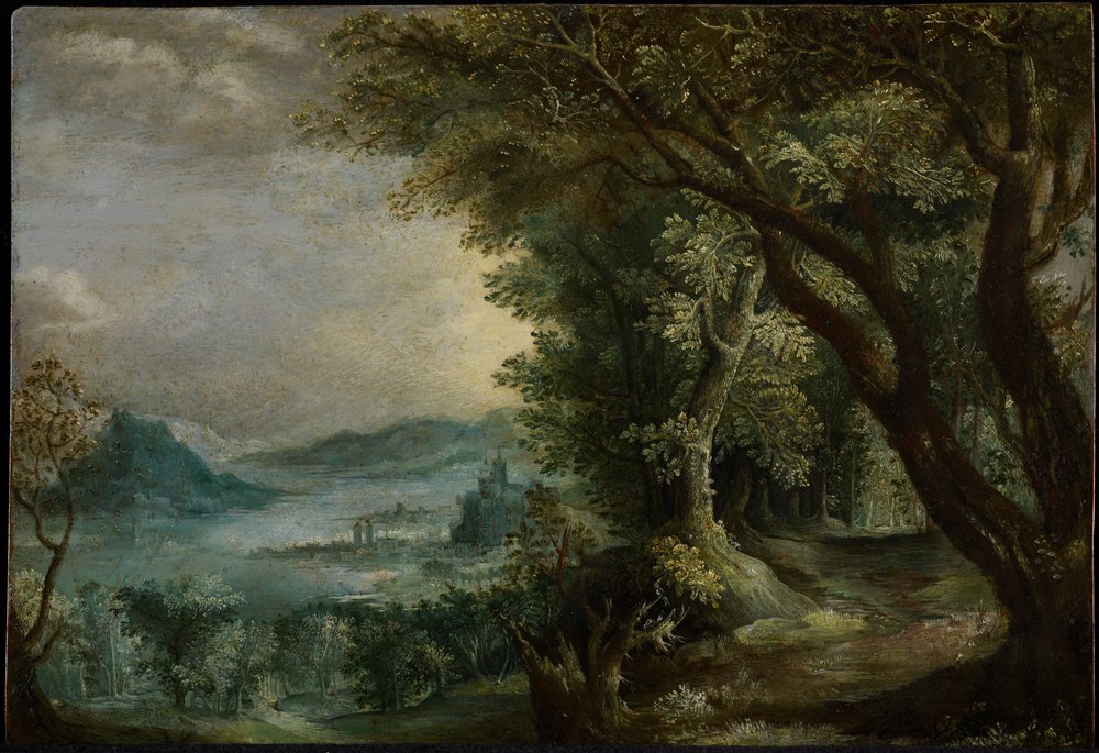 Fantasilandskab, efter 1600 af Jan the Elder Brueghel