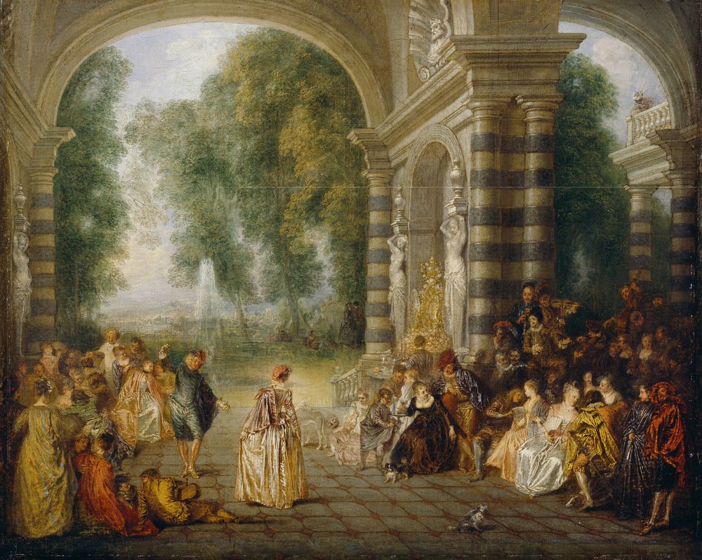 Boldens fornøjelser af Jean-Antoine Watteau