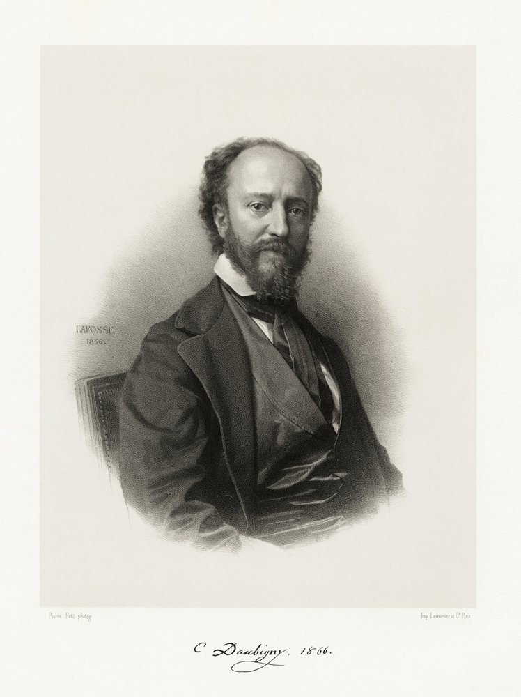 Charles François Daubigny, 1865-66 af Jean Baptiste Adolphe Lafosse