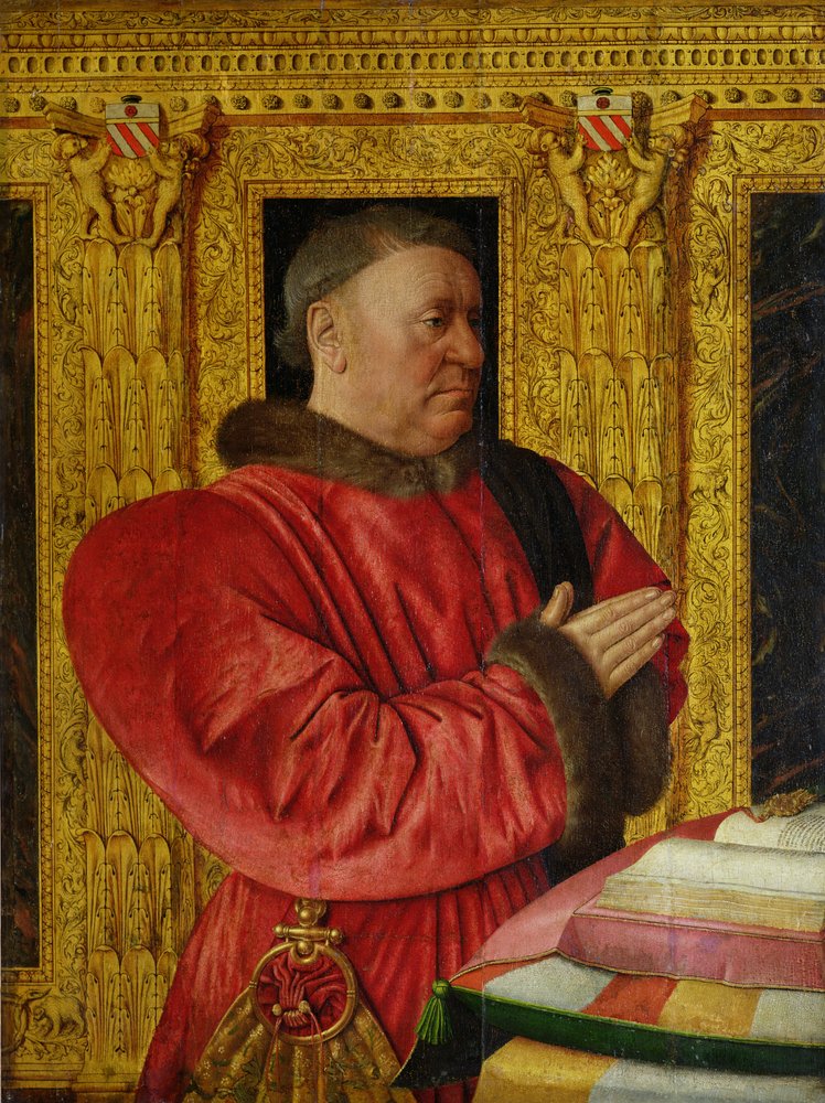 Portræt af kansler Guillaume Jouvenel des Ursins (d.1472) 1460-65 af Jean Fouquet