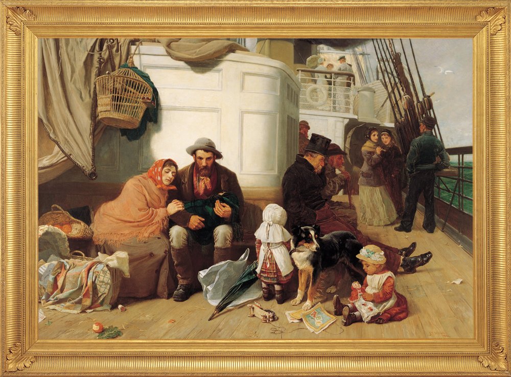Immigranternes skib af John Charles Dollman