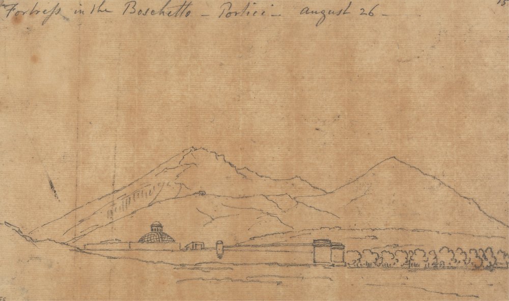 Fæstning i Boschetto, Portici, 26. august af John Robert Cozens