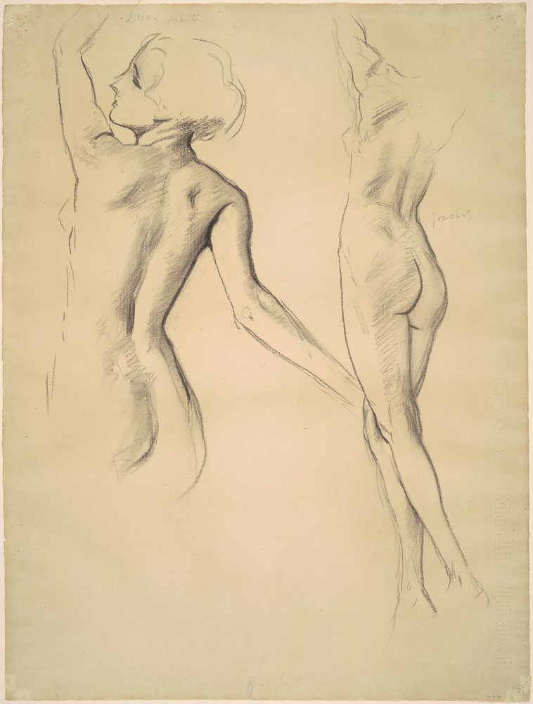 Studier til "Dancing Figures" af John Singer Sargent