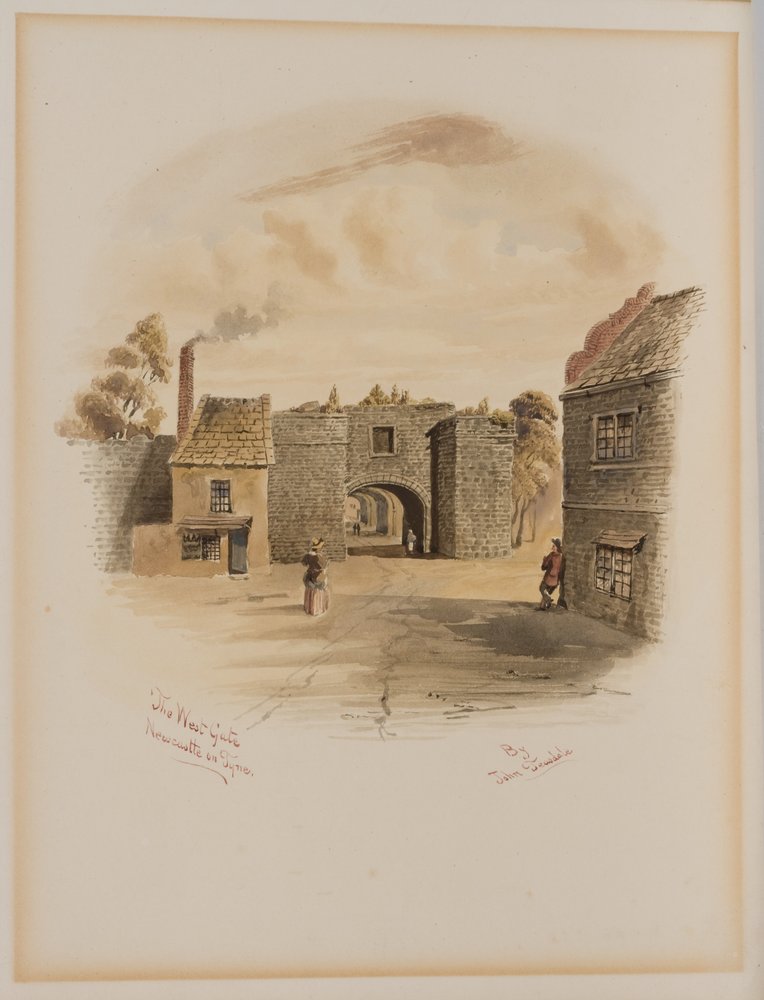 The West Gate, Newcastle upon Tyne (kropsfarve) af John Teasdale
