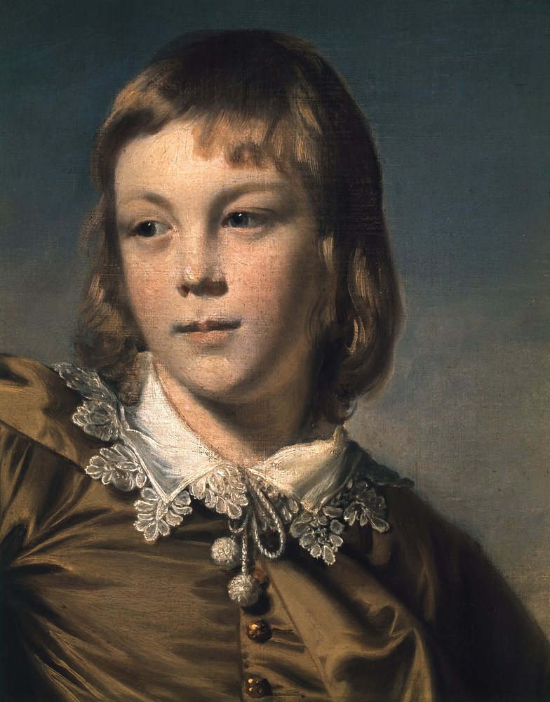 Mester Thomas Lister Den brune dreng, 1764 detalje fra 4972 af Joshua Reynolds