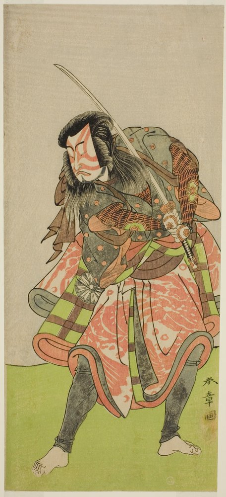 Tea Ac and r Nakamura og Mijuro Doctor As Akushichibyo Et. af Katsukawa Shunsho