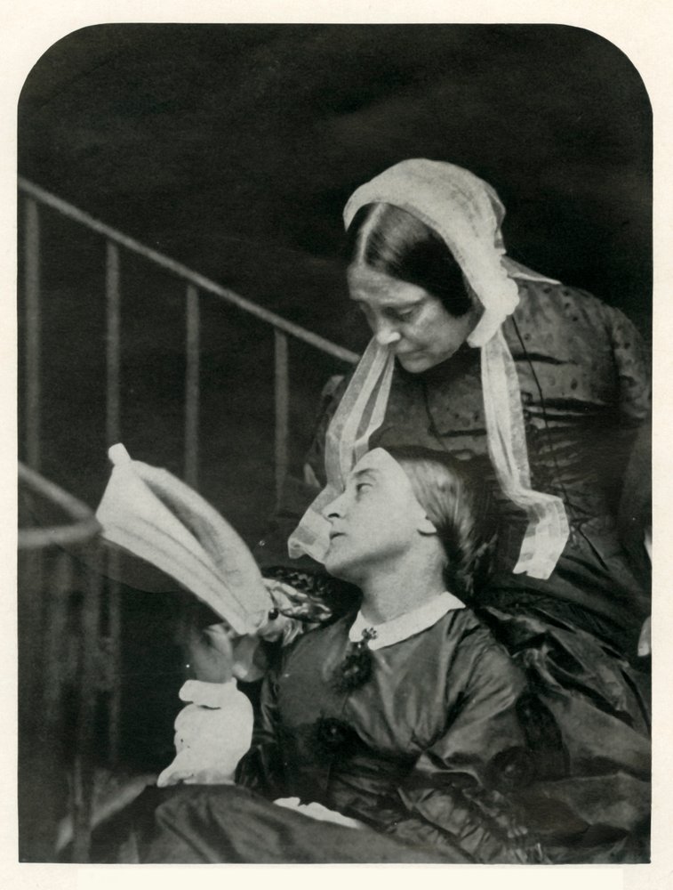 Christina Rossetti og hendes mor Frances Rossetti, 1863, 1948. af Lewis Carroll