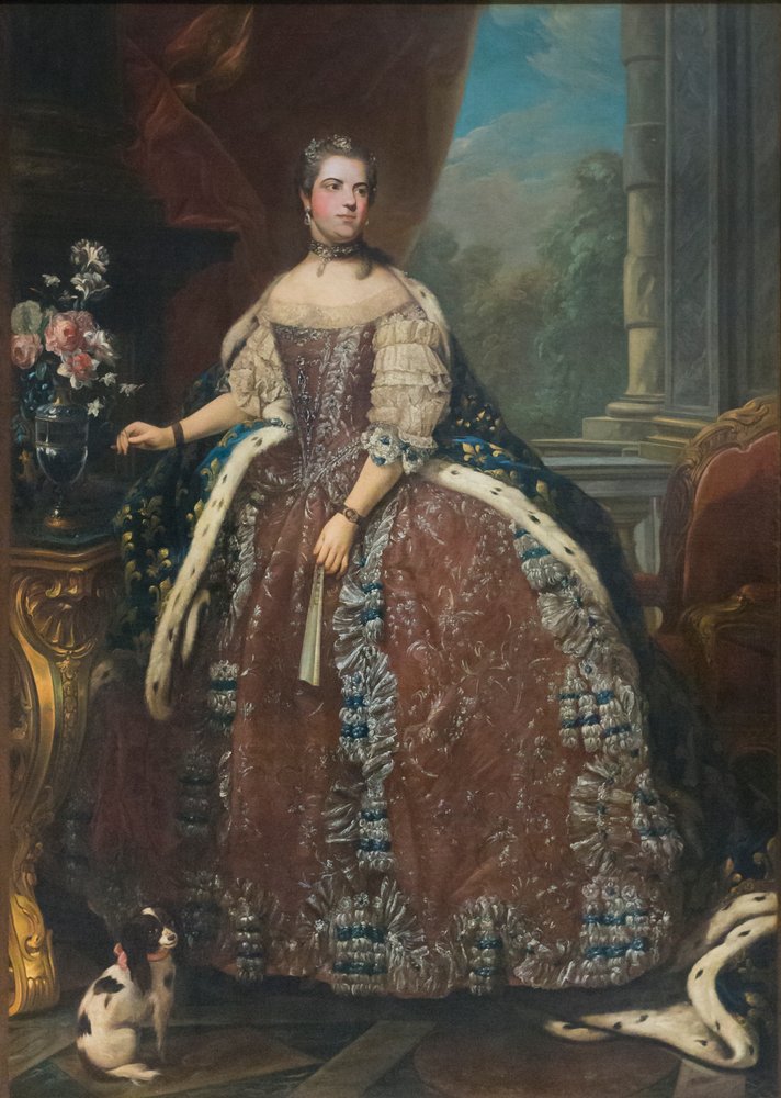 Louise Elisabeth af Frankrig, ca. 1760 (olie på lærred) af Louis Michel van (after) Loo