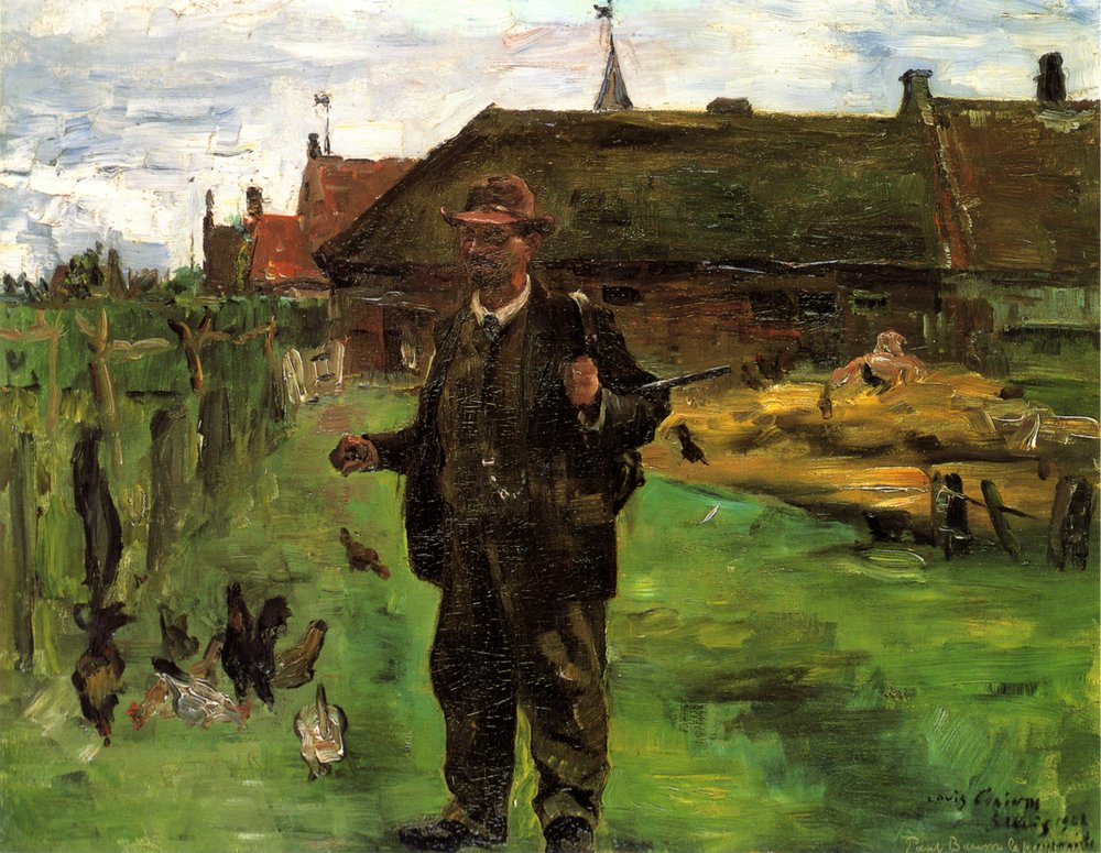 Portræt af maleren Paul Baum i Sluis af Lovis Corinth