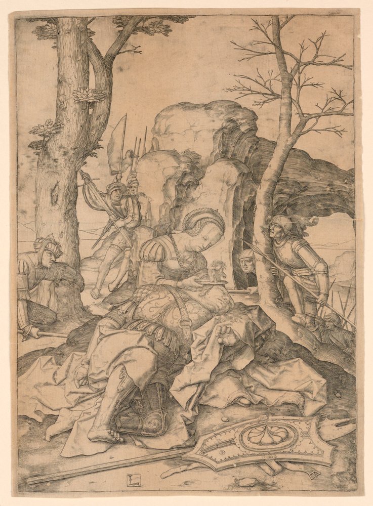 Samson og Delila af Lucas van Leyden