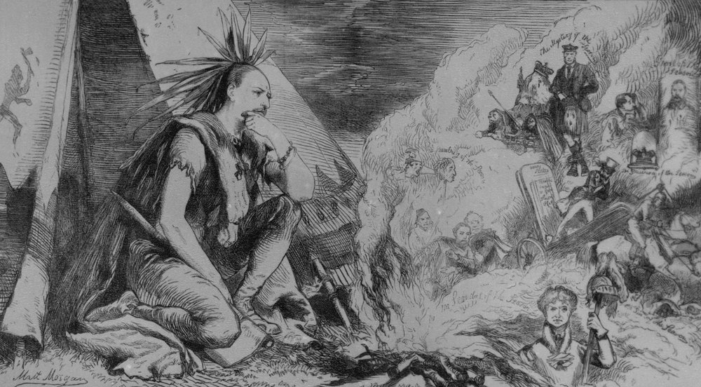 Billeder i ilden! Anmeldelse af sæsonen, fra 'The Tomahawk', 24. august 1867 af Matthew Somerville Morgan