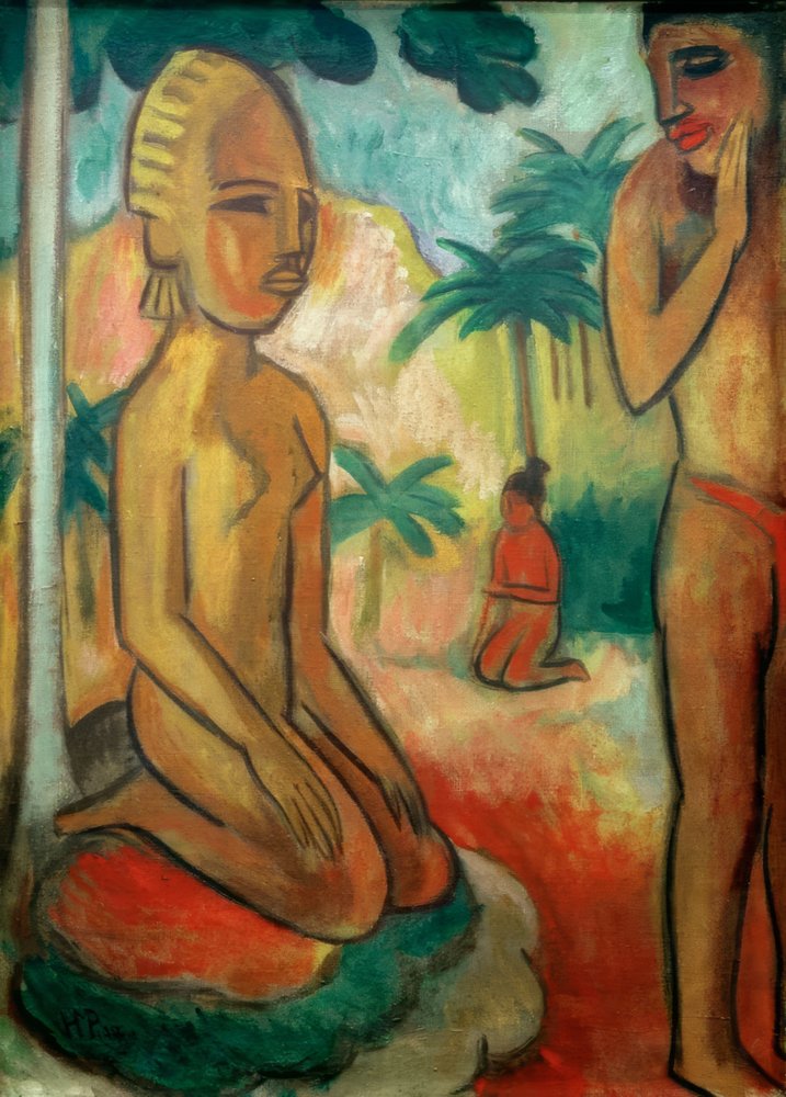 Götze af Max Pechstein
