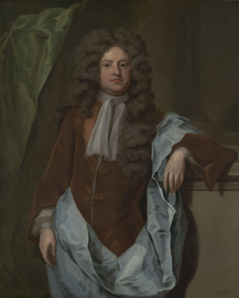 Portræt af Charles Montagu, 1. jarl af Halifax (1661-1715) af Michael Dahl