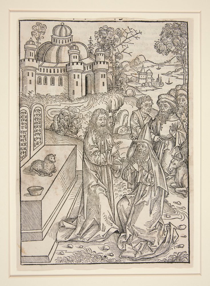 Side fra Stephan Fridolin, Skattevogteren (Nürnburg: Anton Koberger, 1491) af Michael Wolgemut