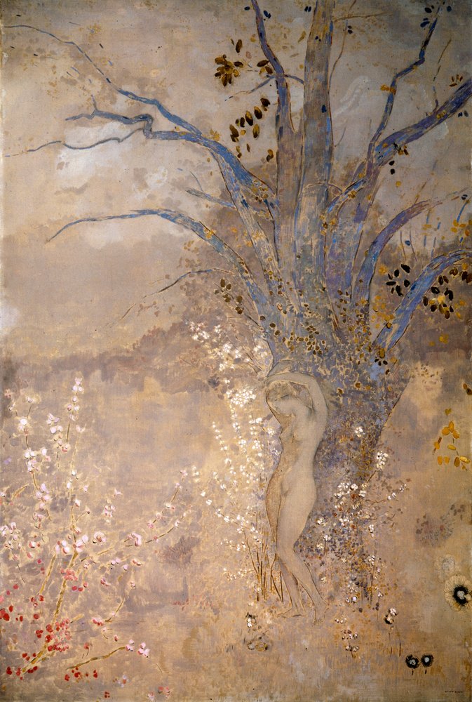 Forår, c1910. af Odilon Redon