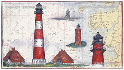 Büsum til Süderoogsand af Ole West