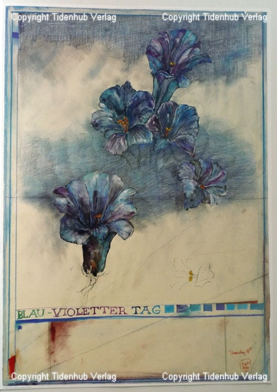 Blåviolet dag af Ole West