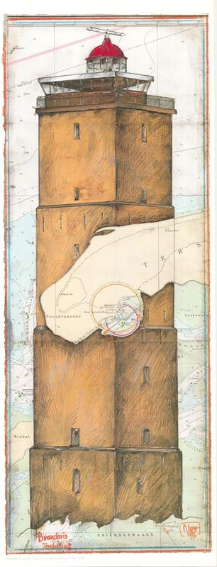 Brandaris / Terschelling / Nederlandene af Ole West