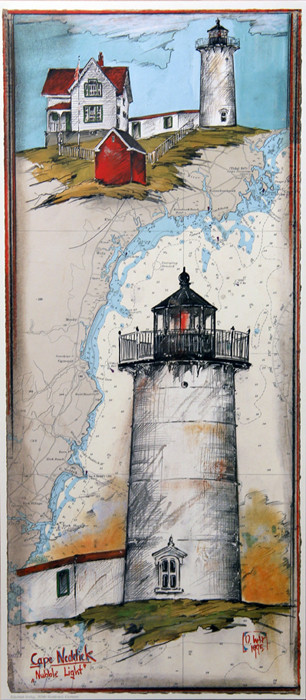 Cape Neddick af Ole West