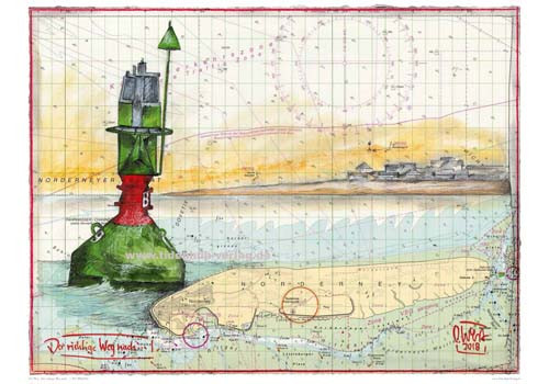 Den rigtige vej til... (Norderney) af Ole West