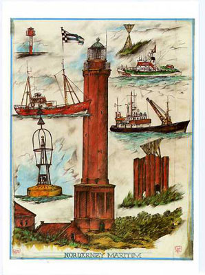 Maritime Norderney af Ole West