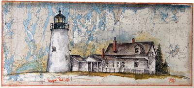 Pemaquid Point af Ole West