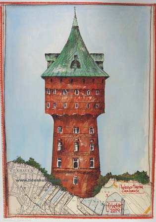 Cuxhavens vandtårn af Ole West