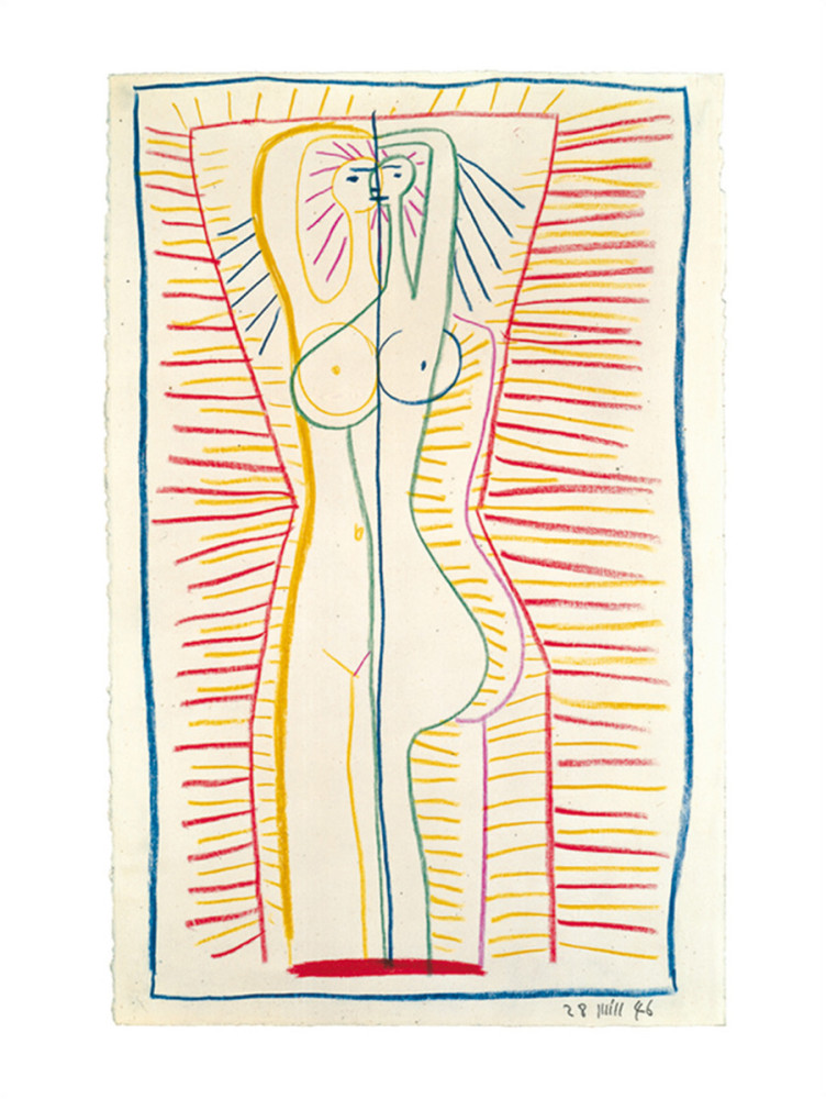 Stående kvindelig nøgenfigur II, 1946 af Pablo Picasso