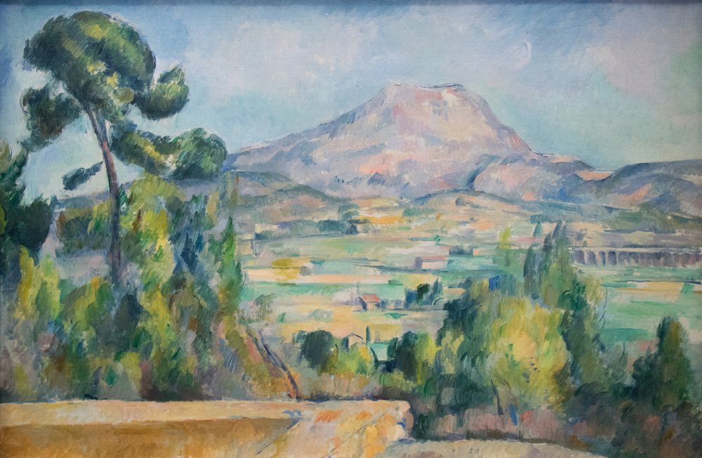 Sainte-Victoire-bjerget af Paul Cézanne