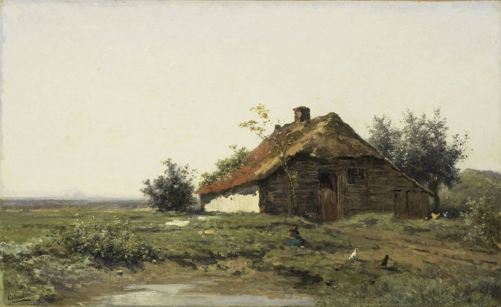 Gård på de åbne marker af Paul Joseph Constantin Gabriel