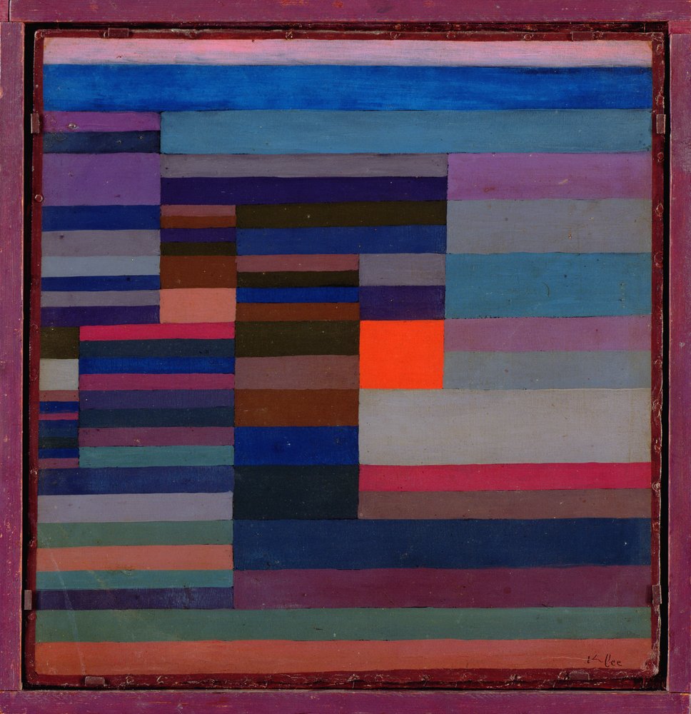 Ild om aftenen af Paul Klee