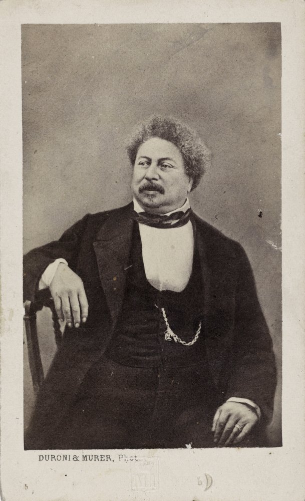 Forfatteren Alexandre Dumas far 1802-1870, 1870. af Photo studio Duroni and Murer.