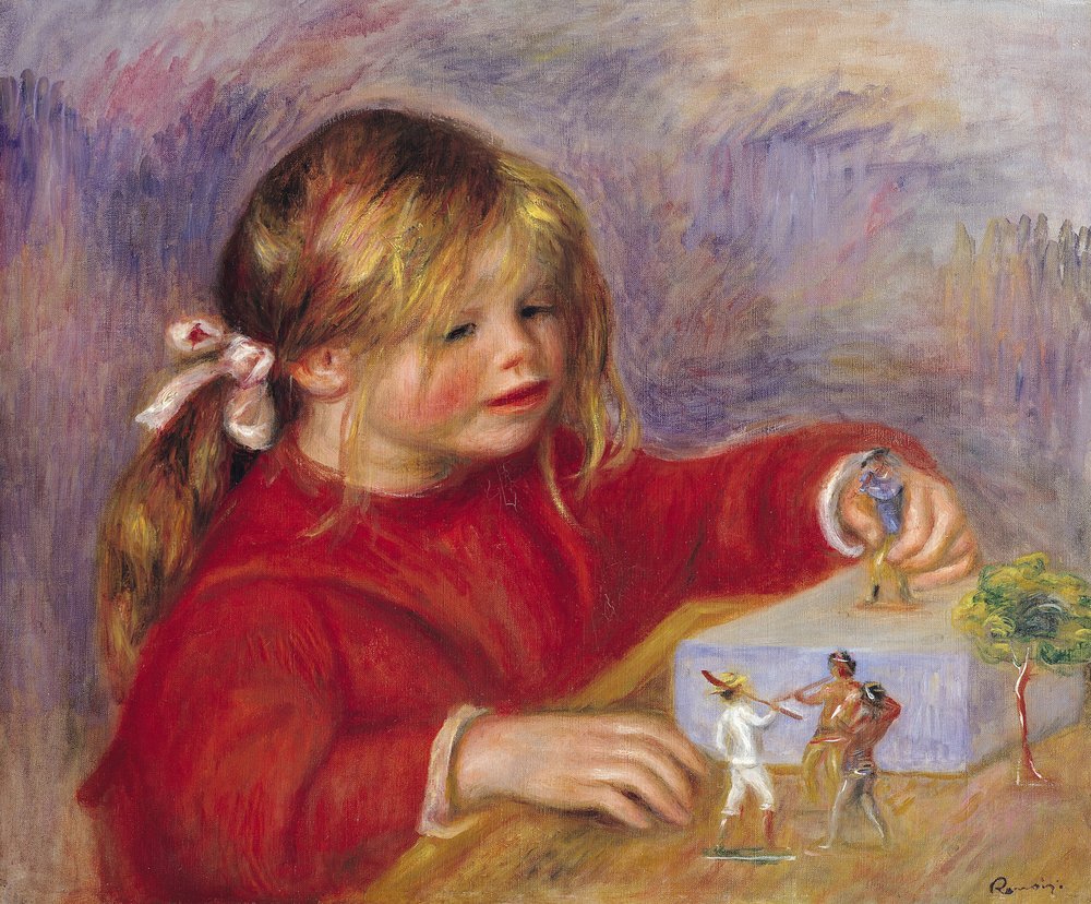 Claude Renoir (f.1901) ved Play, 1905 (se også 287547) af Pierre-Auguste Renoir
