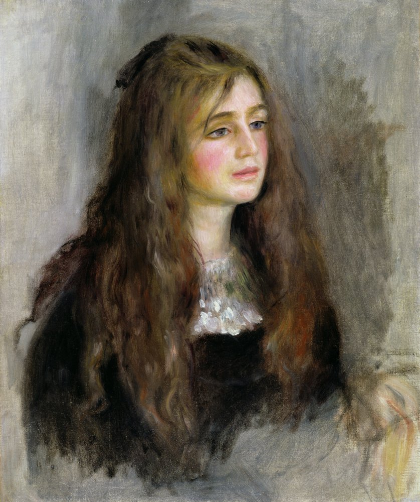 Portræt af Julie Manet (1878-1966), 1894 af Pierre-Auguste Renoir