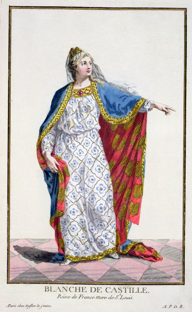Blanche de Castille (118588-1252) Dronning af Frankrig fra 