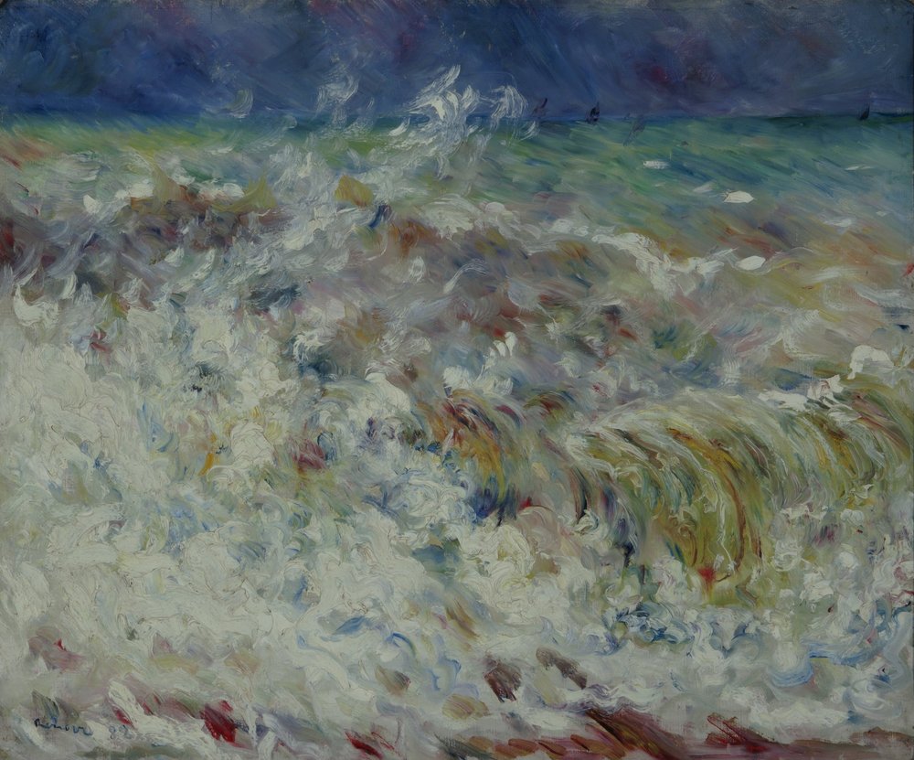 Bølgen af Pierre-Auguste Renoir