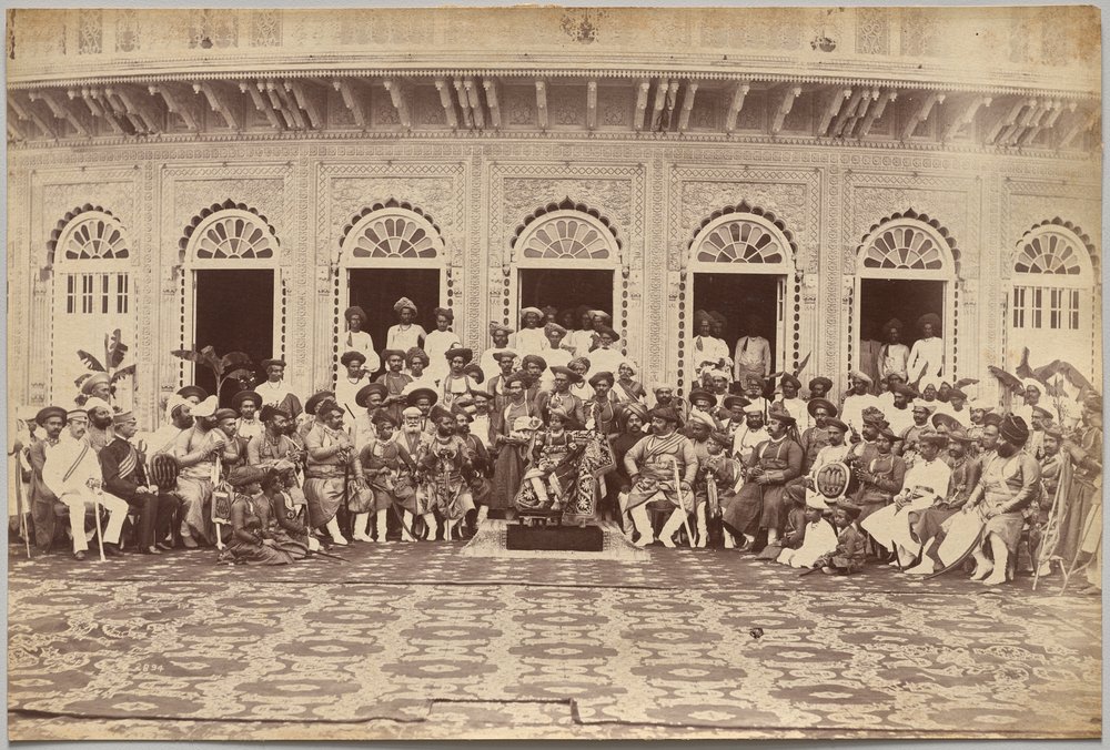 Maharajaen af Scindia, adelige og høje embedsmænd, Gwalior af Raja Deen Dayal
