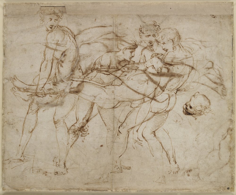 Recto: The Death of Meleager or the Death of Adonis , WA1846.180