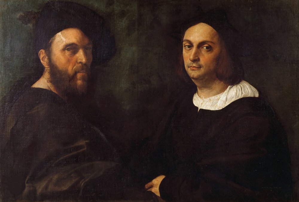 Dobbelt portræt, ca. 1516. af Raphael