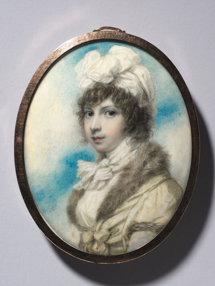 Portræt af Hon. Anne Annesley, senere grevinde af Mountnorris, ca. 1800. af Richard Cosway