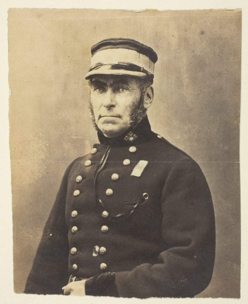 Admiral lord Lyons, fotograferet på Krim af Roger Fenton