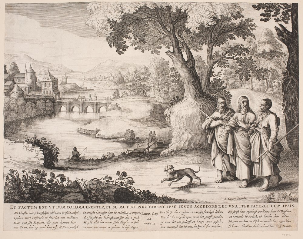 Pilgrimme til Emmaus af Salomon Savery