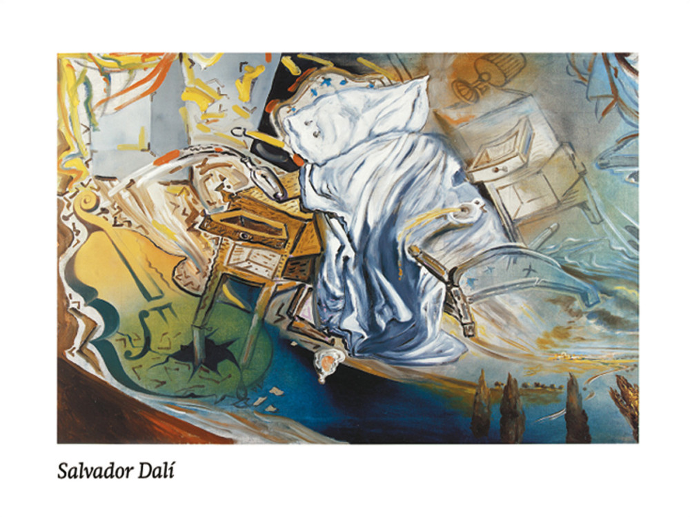 Seng og to borde af Salvador Dali