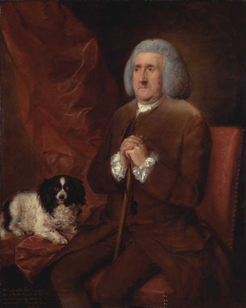 William Lowndes, revisor ved Hans Majestæts finanshus af Thomas Gainsborough
