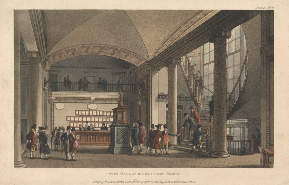Salen af Auktionsmart af Thomas Rowlandson